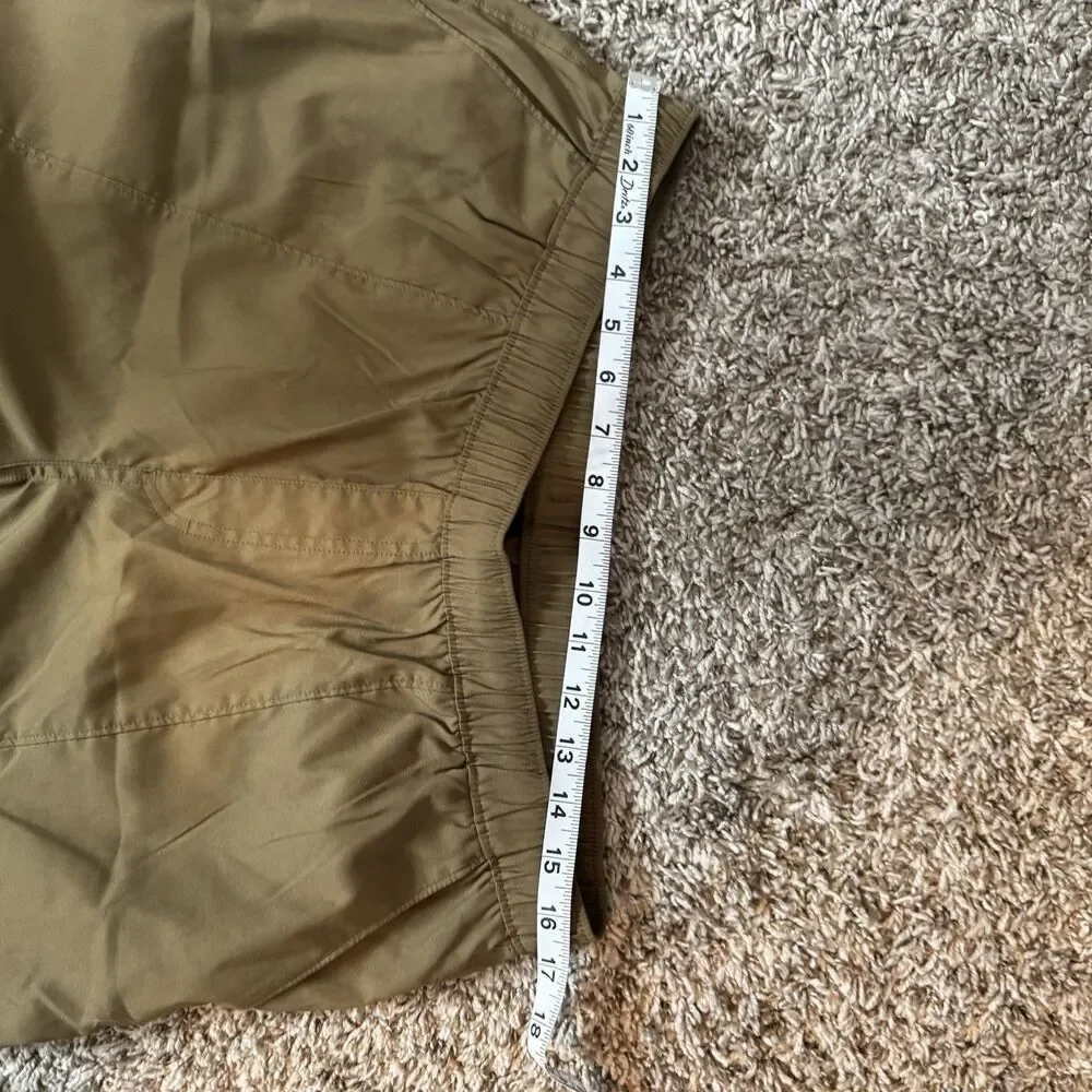 The North Face Men's Green Nylon Microfiber Athletic Shorts Drawstring L 7